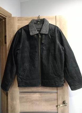 Кожаная куртка на утеплителе пилот германия