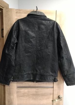 Кожаная куртка на утеплителе пилот германия