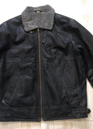 Кожаная куртка на утеплителе пилот германия
