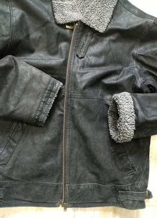 Кожаная куртка на утеплителе пилот германия