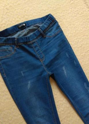 Брендовые джинсы джеггинсы скинни с высокой талией chicoree, 10 размер.5 фото