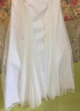 Шикарное свадебное/выпускное платье4 фото