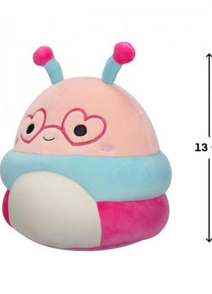 М'яка іграшка squishmallows – гусениця гріффіт (13 cm)1 фото