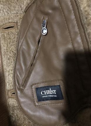 Роскошная дубленка пальто премиум класса christ4 фото