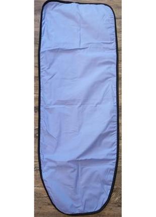 Чехол на гладильную доску (130×50) голубой premium 100% хлопок5 фото