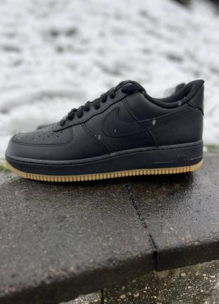 Кросівки форси nike air force 1 07 black (41р. - 46р.) оригінал