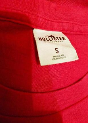 Удобная яркая футболка популярного американского бренда hollister3 фото