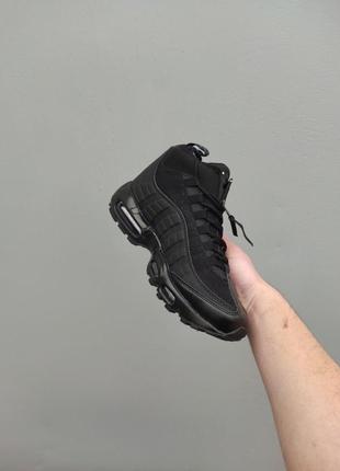 Кросівки nike air max 95 sneakerboot black 3