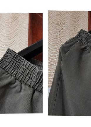 Домашние женские короткие брюки natura модал укороченные широкие свободные брюки10 фото