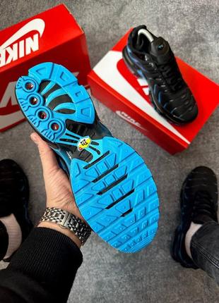 Nike air max plus tn black blue5 фото