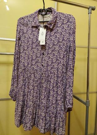Платье stradivarius в цветочный принт 5