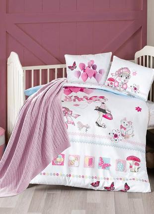 Подарочный комплект постельного белья для новорожденных4 фото
