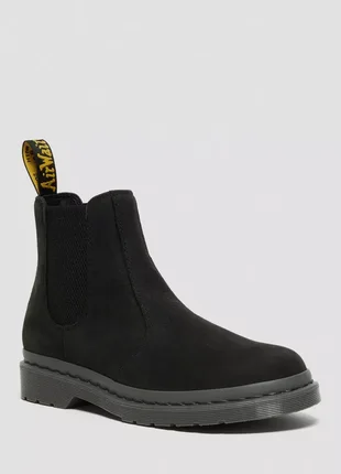 Dr. martens 2976 mono milled nubuck leather chelsea boots