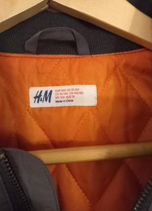 Куртка бомбер h&m 164-1685 фото