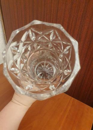 Кришталева ваза 25 см3 фото