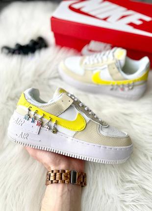 Женские кожаные кроссовки на весну в стиле nike air force 1 low 🆕 найк форс