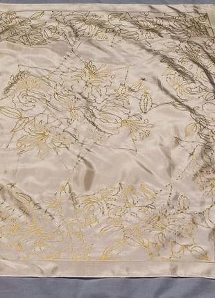 Шелковый платок arty's с цветочным принтом.