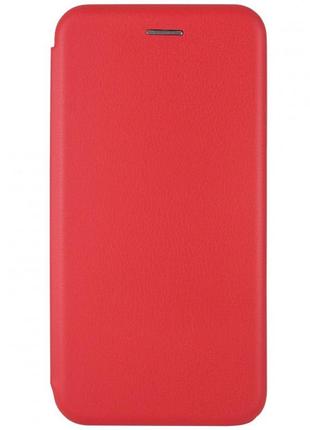 Чехол g.c. для huawei y6 2019 / y6 pro 2019 (со сканером отпечатка) книжка магнитная red
