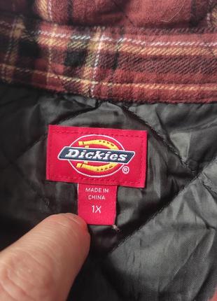 Женская фленелевая рубашка dickies quilted flannel snap jacket5 фото