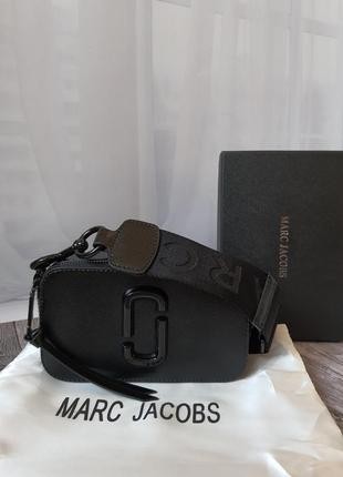 Кожаная сумка marc jacobs черного цвета