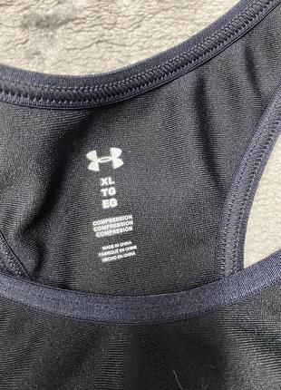 Спортивный женский женский женский кроп топ топик для бега для спорта under armour3 фото