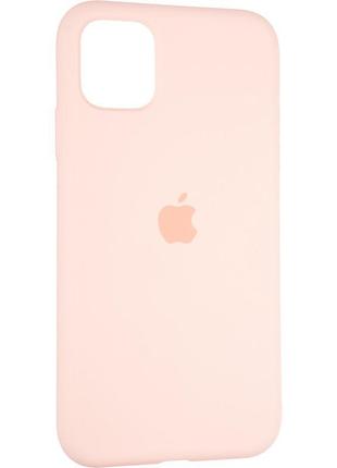 Чохол fiji silicone case для apple iphone 12 pro max бампер накладка full soft grapefruit