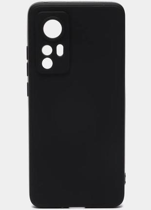 Чехол fiji soft для xiaomi 12 pro / 12s pro силикон бампер черный