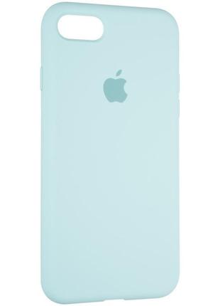 Чехол fiji silicone case для apple iphone se (2020) бампер накладка full soft ice sea blue