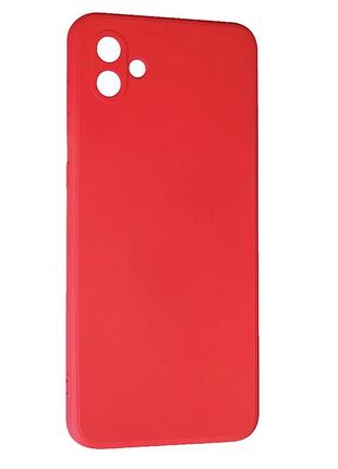 Чехол fiji soft для samsung galaxy a04 (a045) силикон бампер красный