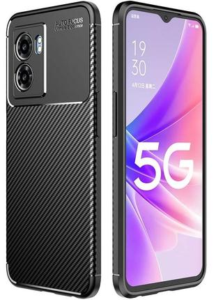 Чохол fiji ultimate carbon для xiaomi redmi 10 5g противоударный бампер чорний