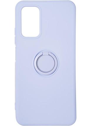 Чехол fiji holder ring для xiaomi redmi 10 бампер накладка с подставкой lilac