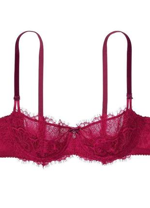 Бюстгальтер victoria's secret wicked unlined bra clared red