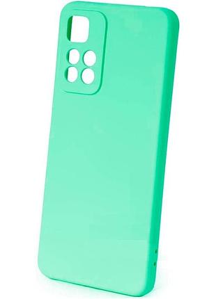 Чохол fiji soft для xiaomi redmi note 11 pro plus 5g силікон бампер блакитний