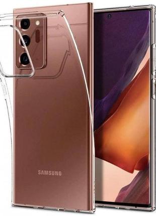 Чохол fiji ultra thin для samsung galaxy note 20 ultra (n985) силікон бампер transparent