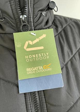 Regatta пальто дутик длинный пуховик стеганое с капюшоном6 фото