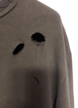 Мужской "рваный" свитер от zara.