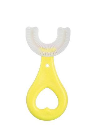 Силиконовая зубная щетка капа u-подобная 360 (2-6 лет)