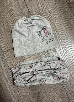 Набір хомут і шапка бінні h&m