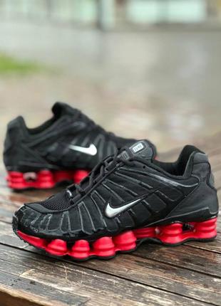 Nike shox tl black\red