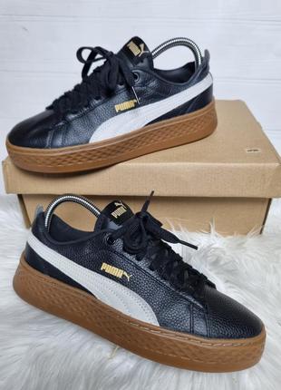 Шкіряні кросівки puma 38.5 розмір