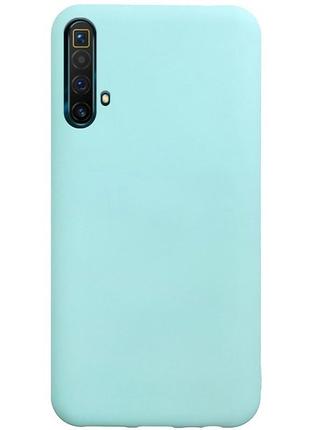 Чехол fiji soft для realme x3 / x3 superzoom силикон бампер голубой