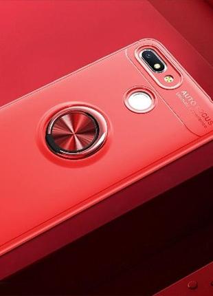 Чохол fiji hold для xiaomi redmi 6 бампер накладка з підставкою red2 фото