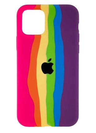 Чохол fiji colorfull для apple iphone 11 pro max бампер накладка pink neon