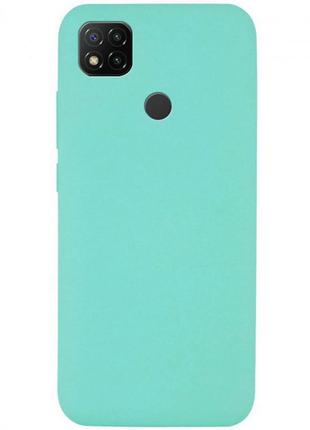 Чехол fiji soft для xiaomi redmi 10a силикон бампер голубой