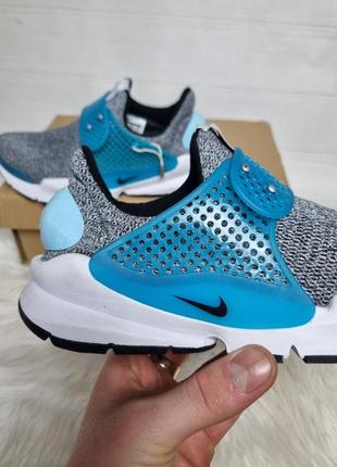 Кроссовки nike sock dart kjcrd wolf 819686-0043 фото