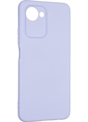 Чехол fiji full soft premium для realme c30s противоударный бампер с микрофиброй violet