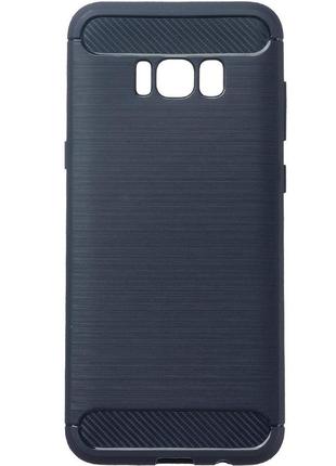 Чехол fiji polished carbon для samsung s8 plus (g955) противоударный бампер синий