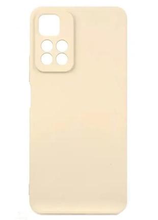 Чохол fiji soft для xiaomi redmi note 11 pro plus 5g силікон бампер світло-рожевий