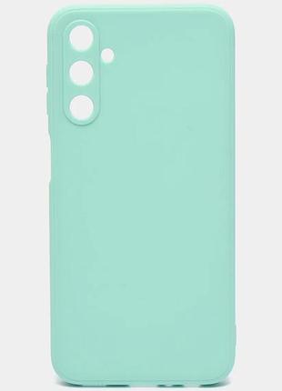 Чехол fiji soft для samsung galaxy a24 (a245) силикон бампер голубой