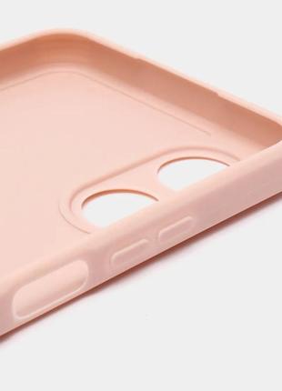 Чехол fiji soft для oppo a17 силикон бампер светло-розовый3 фото